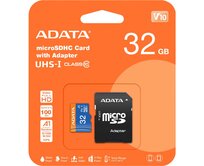 Paměťová karta microSDXC Adata 32GB, Class 10 / UHS-1 U1 + SD adaptér