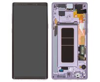 Samsung Galaxy Note 9 LCD Amoled displej Originál včetně rámečku N960 (Service Pack) Purple