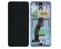 Samsung Galaxy S20 LCD G980/G981 Amoled displej včetně rámečku (Service Pack) Blue