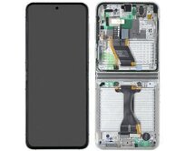 Samsung Galaxy Z Flip 5 F731B LCD displej dotykové sklo originální (Service Pack) vnitřní Cream