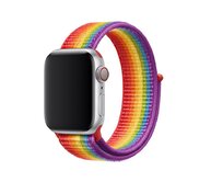 Nylon řemínek pro Apple Watch 38-41mm - rainbow