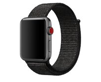 Nylon řemínek pro Apple Watch 42-45mm - black