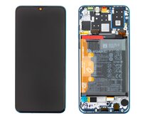 Huawei P30 lite LCD displej dotykové sklo modrý (Service Pack)