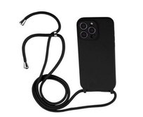 Pouzdro Back Case Strap iPhone 15, Black
