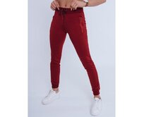 Dámské stylové kalhoty FENDI tmavě červená Kaštanová, M/L