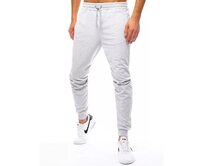 Pánské šedá tepláky Světle šedá, XL