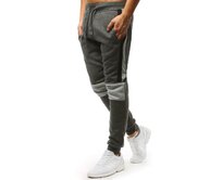 Pánské stylové tepláky OUT šedé Břidlicová, XL