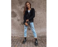 Dámská zateplená bunda s kapucí KATHERINE černá Černá, M