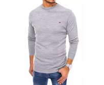Pánský společenský svetr POLO II šedý Světle šedá, 3XL