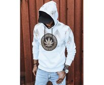 Pánská mikina s potiskem ERB bílá Bílá, L