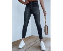 Dámské kalhoty LISSA černé Černá, 25