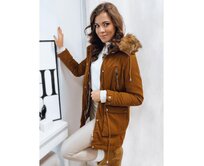 Dámská parka STELLA hnědá Žlutá, S