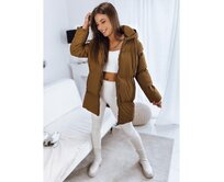 Dámská bunda prošívaná  LETLIS hnědá Karamelová, M/38