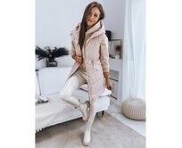 Dámská prošívaná vesta GAMIS béžová Béžová, XL