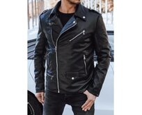 Pánská kožená bunda TERESA černá Černá, XXL