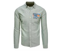 Pánská košile TEAM mint Světle zelená, XXL