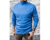 Pánský svetr DRAKE modrý Modrá, 3XL