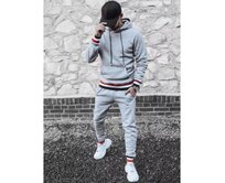 Pánská souprava tepláková WILL světle šedá Světle šedá, XL