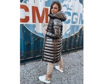 Dámská bunda/kabát LESSI moka hnědá Karamelová, XL