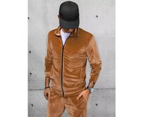 Pánská mikina BEAL hnědá Karamelová, L