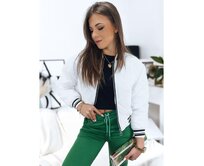 Dámská bunda BOMBER bílá Bílá, XXL