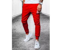 Pánské tepláky 30 červené Červená, XXL