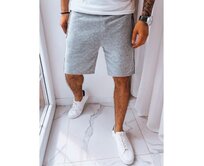 Pánské teplákové kraťasy EKA světle šedé Světle šedá, XXL