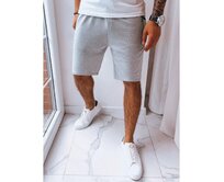 Pánské teplákové kraťasy HIROKA světle šedé Světle šedá, XL