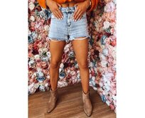 Dámské šortky PALOMA PARADISE světle modré Světle modrá, S