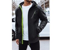 Pánský softshell s kapucí ASHA černý Černá, M