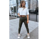 Dámské voskované kalhoty VALENTIS zelené Zelená, S