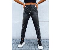 Dámské voskované kalhoty EBONY NIGHT černé Černá, 2XL/3XL