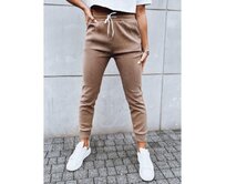 Dámské tepláky LUNASLEEP hnědé Karamelová, XL/XXL