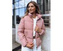 Dámská prošívaná bunda LAROSE růžová Růžová, XL