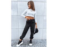 Dámské padákové kalhoty Couture QUEEN černé Černá, s38