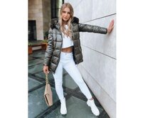 Dámská zimní bunda kabát AMBERGLOW zelená Zelená, XXL