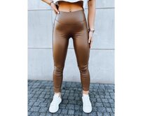 Dámské voskované legíny JEWELS velbloudí barva Karamelová, L