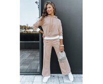 Dámská tepláková souprava SANELIS  broskvová Béžová, M