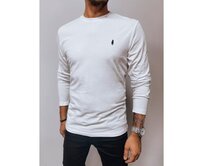 Pánské tričko s dlouhým rukávem HORSE bílé Bílá, 3XL