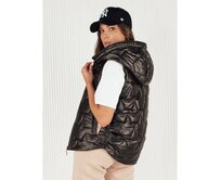 Dámská prošívaná vesta NICOLAS černá Černá, XXL