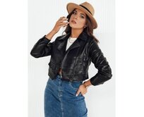 Dámská koženková bunda MOLTION černá Černá, M