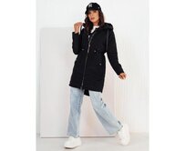 Dámská bunda parka GROLIN černá Černá, XXL