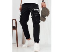 Pánské bojové kalhoty JEFF černé Černá, XL