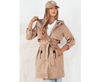 Dámská bunda parka CIVIT béžová Béžová, XXL