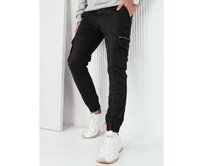 Pánské bojové kalhoty LES černé Černá, XL