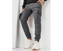 Pánské bojové kalhoty LES šedé Břidlicová, XL