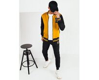 Pánská tepláková souprava SERA žlutočerná Vícebarevný, XL