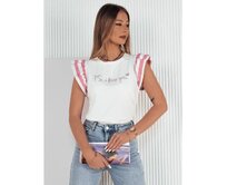 Dámské tričko AMOURI růžové Vícebarevný, M/L