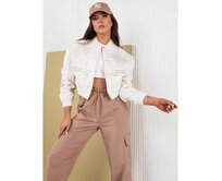 Dámská bunda bomber SERRO béžová Béžová, L