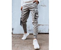 Pánské bojové kalhoty FER šedé Světle šedá, XXL